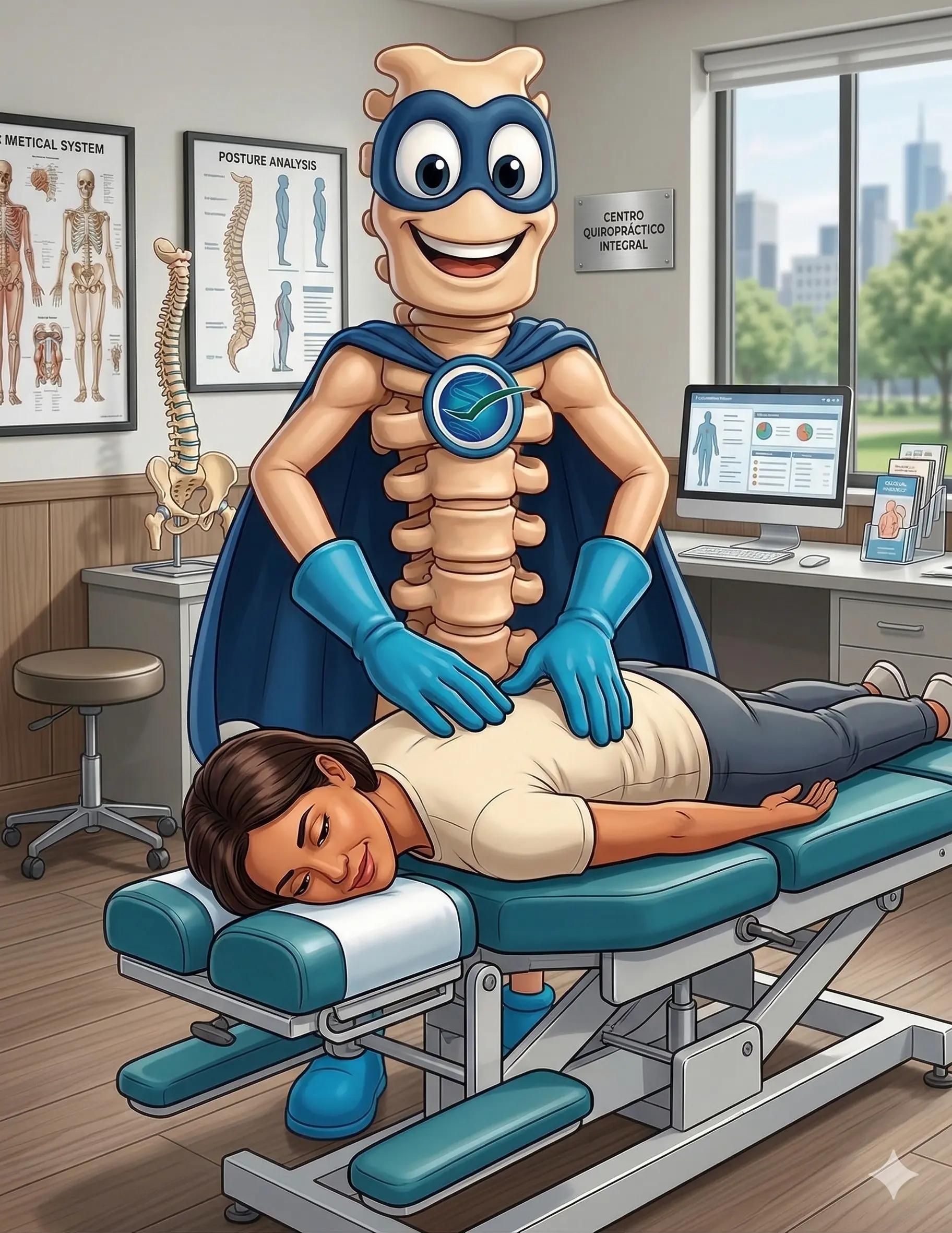 QuiroMan y las clases de salud de Dolorfin